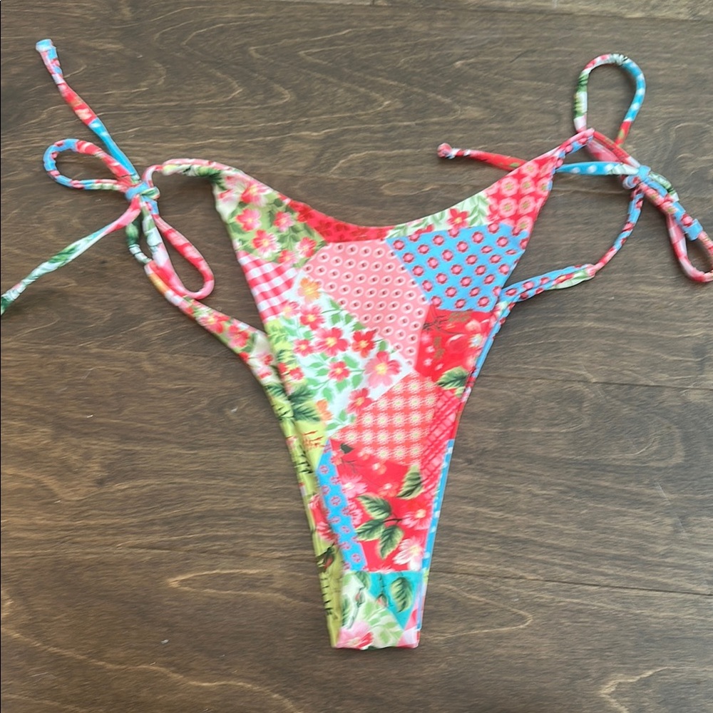 Floral Patchwork Bikini Set - image 4